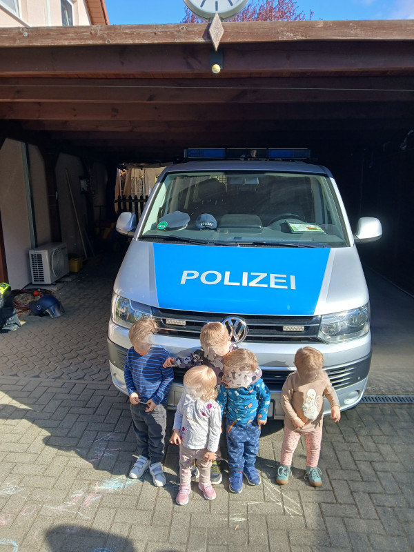 Die Polizei war zu Besuch
